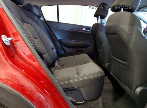 KNDPM3AC5M7867436 2021 KIA SPORTAGE Burgundy Rear interior view