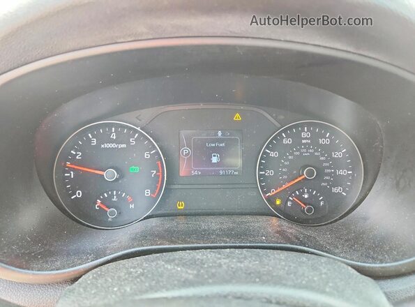 KNDPM3AC6J7344843 2018 KIA SPORTAGE Red Widok zestawu wskaźników