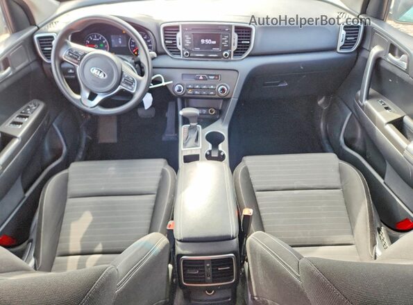 KNDPM3AC6J7344843 2018 KIA SPORTAGE Red Widok deski rozdzielczej