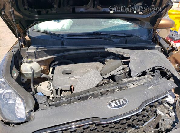 KNDPM3AC6K7611044 2019 KIA SPORTAGE Brown უკანა სალონის ხედი