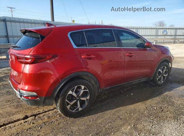 KNDPM3AC6N7956059 2022 KIA SPORTAGE Red უკანა მარჯვენა