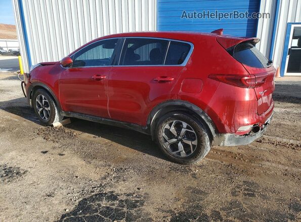 KNDPM3AC6N7956059 2022 KIA SPORTAGE Red უკანა მარცხენა