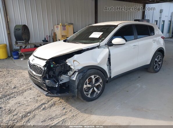 KNDPM3AC6N7982984 2022 KIA SPORTAGE White Vista tres cuartos delantera izquierda
