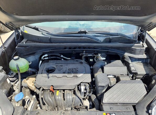 KNDPM3AC7H7177094 2017 KIA SPORTAGE Charcoal ძრავის განყოფილების ხედი