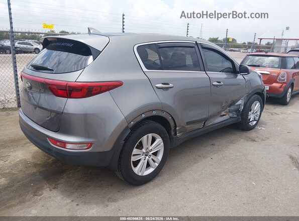KNDPM3AC7J7444983 2018 KIA SPORTAGE Gray Задня права чверть