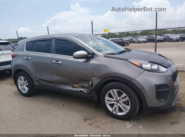 KNDPM3AC7J7444983 2018 KIA SPORTAGE Gray Вид задньої частини салону