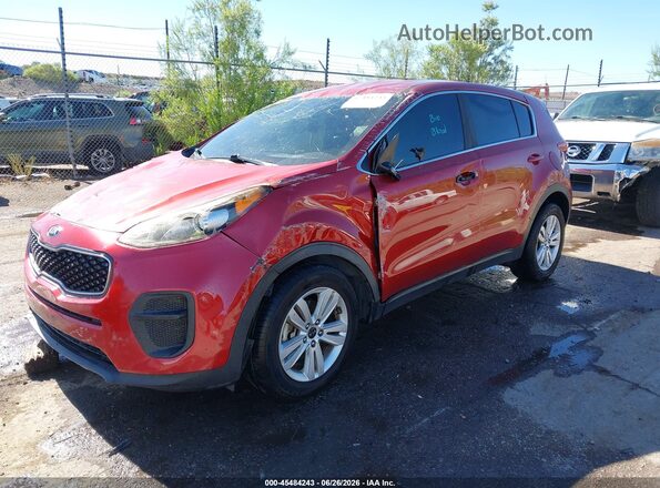 KNDPM3AC7K7526245 2019 KIA SPORTAGE Red Vista tres cuartos delantera izquierda