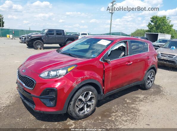 KNDPM3AC7L7644040 2020 KIA SPORTAGE Red წინა მარცხენა ხედი სამი მეოთხედიდან