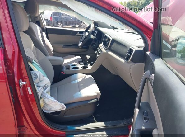 KNDPM3AC7L7644040 2020 KIA SPORTAGE Red წინა სალონის ხედი