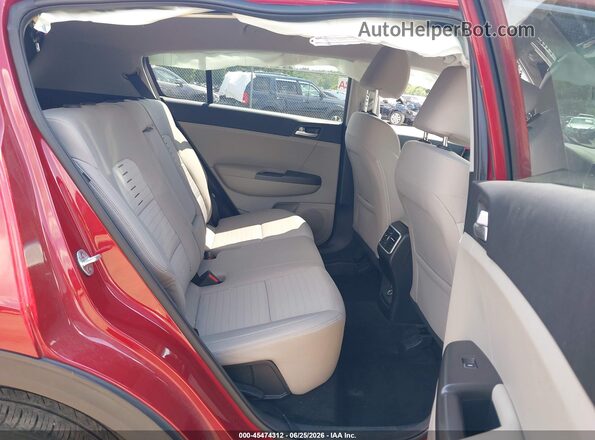 KNDPM3AC7L7644040 2020 KIA SPORTAGE Red VIN კოდის სტიკერის ხედი