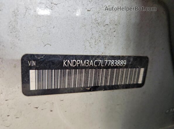 KNDPM3AC7L7783889 2020 KIA SPORTAGE Silver 
