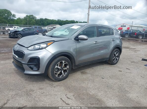 KNDPM3AC7M7935963 2021 KIA SPORTAGE Silver წინა მარცხენა ხედი სამი მეოთხედიდან