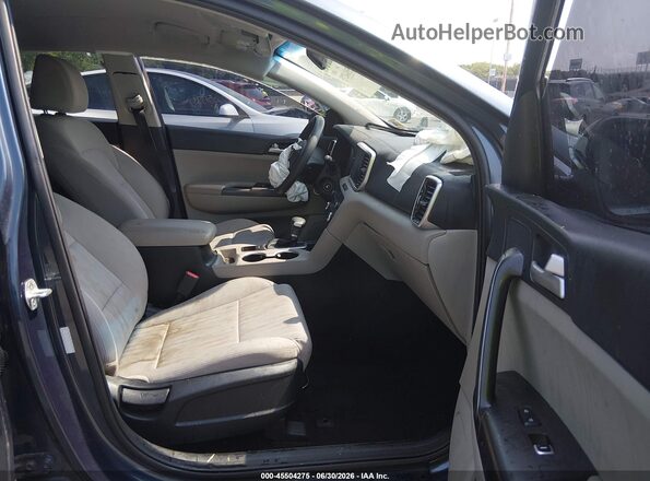 KNDPM3AC7N7968236 2022 KIA SPORTAGE Blue Front interior view
