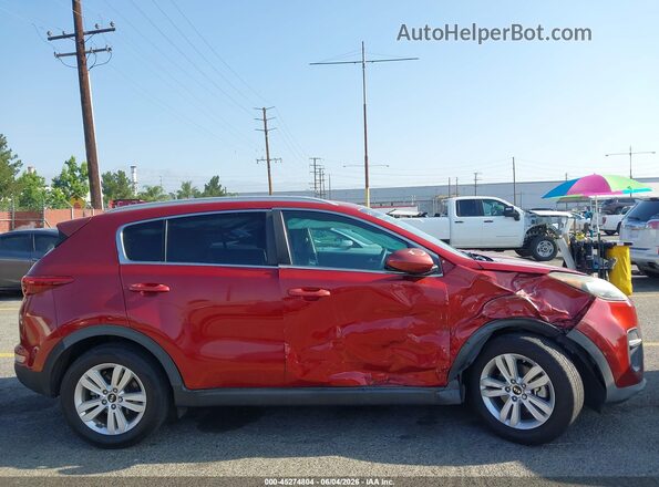 KNDPM3AC8J7433359 2018 KIA SPORTAGE Maroon წინა ხედი