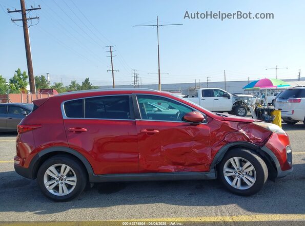 KNDPM3AC8J7433359 2018 KIA SPORTAGE Maroon სალონის 360-გრადუსიანი ხედი