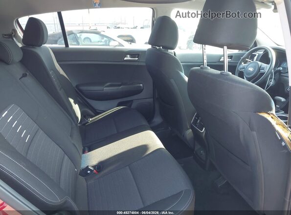 KNDPM3AC8J7433359 2018 KIA SPORTAGE Maroon VIN კოდის სტიკერის ხედი
