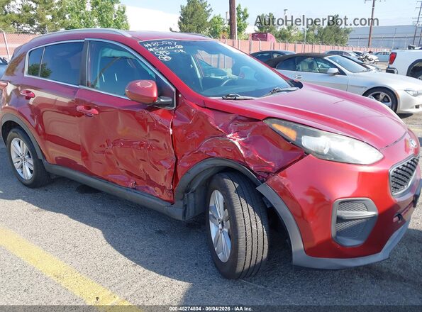 KNDPM3AC8J7433359 2018 KIA SPORTAGE Maroon 