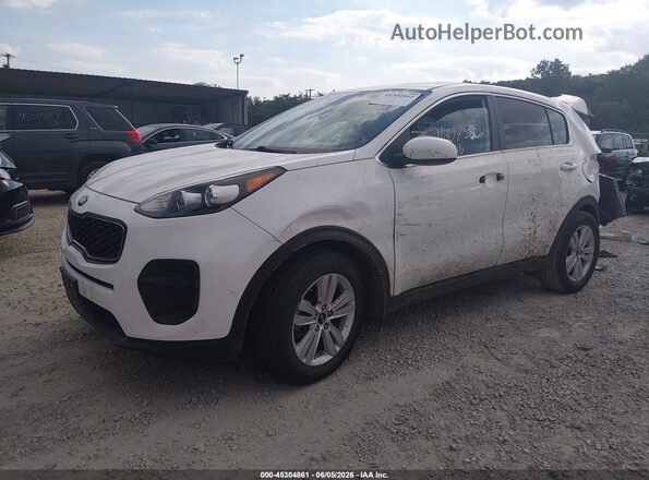 KNDPM3AC8J7488295 2018 KIA SPORTAGE White Передня ліва чверть