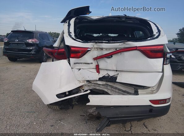 KNDPM3AC8J7488295 2018 KIA SPORTAGE White Вид спереду