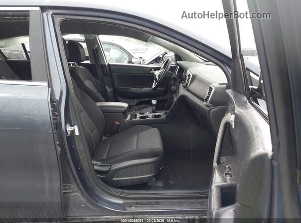 KNDPM3AC8K7571324 2019 KIA SPORTAGE Blue წინა სალონის ხედი