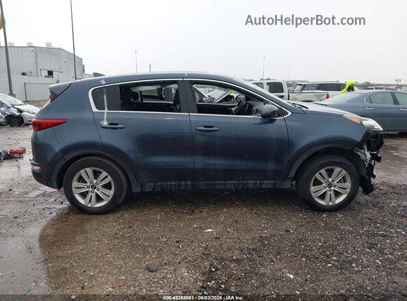 KNDPM3AC8K7571324 2019 KIA SPORTAGE Blue უკანა სალონის ხედი