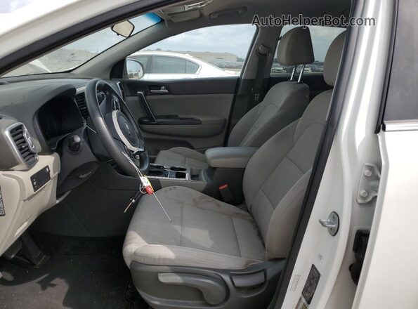 KNDPM3AC8K7591623 2019 KIA SPORTAGE White წინა სალონის ხედი