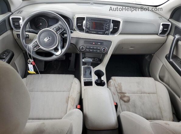 KNDPM3AC8K7591623 2019 KIA SPORTAGE White წინა პანელის ხედი