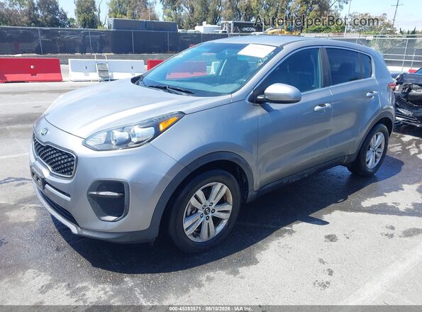 KNDPM3AC8K7625849 2019 KIA SPORTAGE Gray Передня ліва чверть