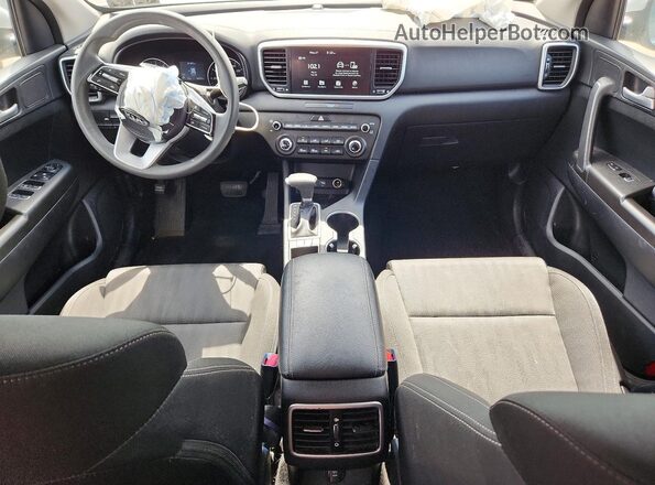 KNDPM3AC8M7874297 2021 KIA SPORTAGE Серебряный Вид панели приборов