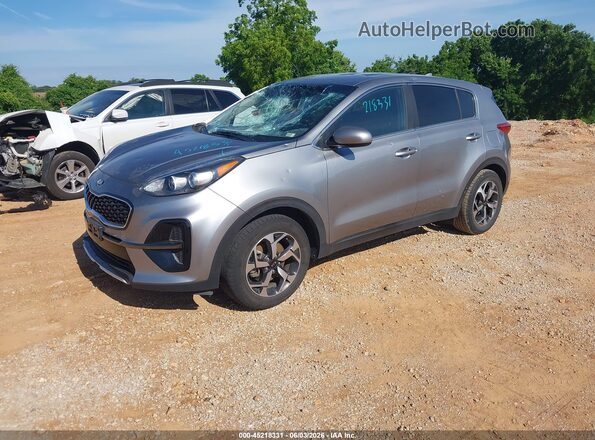 KNDPM3AC8M7932554 2021 KIA SPORTAGE Gray Vista tres cuartos delantera izquierda