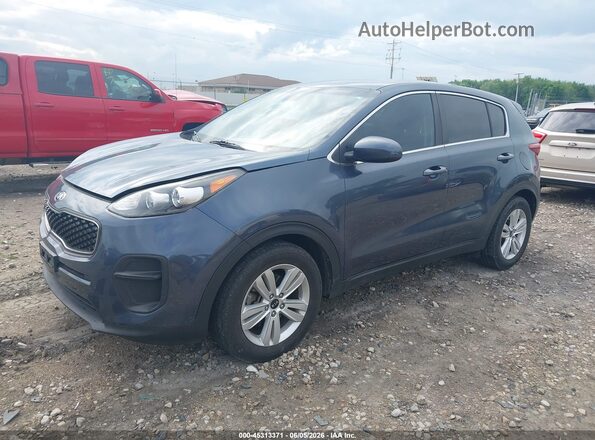KNDPM3AC9H7287239 2017 KIA SPORTAGE Blue Vista tres cuartos delantera izquierda