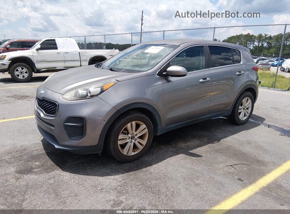 KNDPM3AC9J7360082 2018 KIA SPORTAGE Silver წინა მარცხენა ხედი სამი მეოთხედიდან