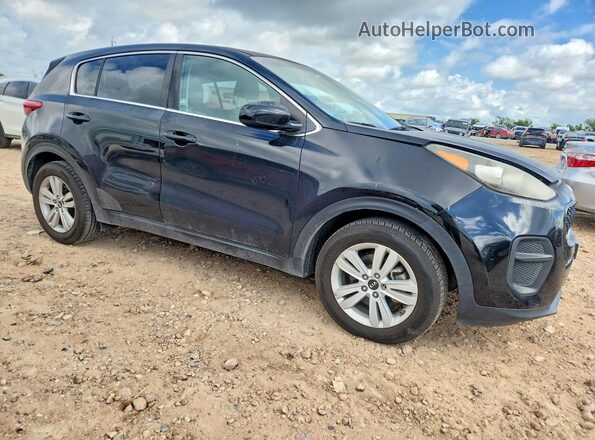 KNDPM3AC9J7488063 2018 KIA SPORTAGE Black Передня права чверть