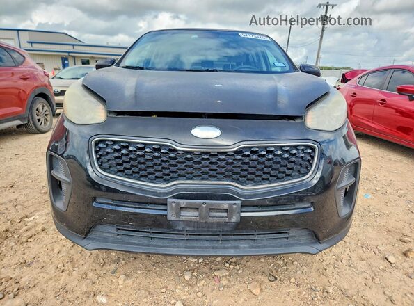 KNDPM3AC9J7488063 2018 KIA SPORTAGE Black Вид спереду