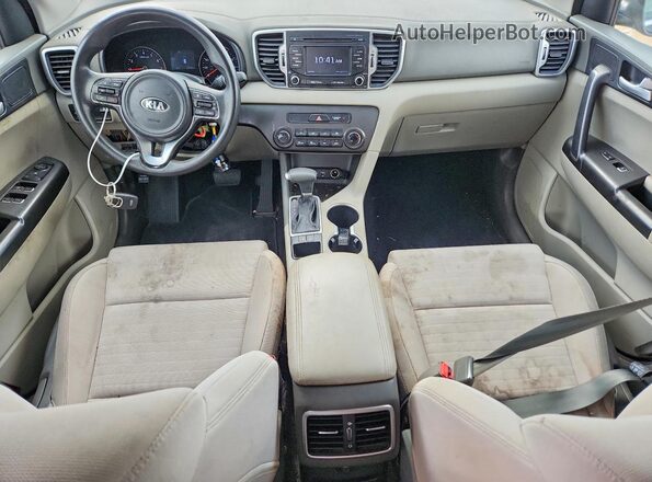 KNDPM3AC9J7488063 2018 KIA SPORTAGE Black Вид панелі приладів