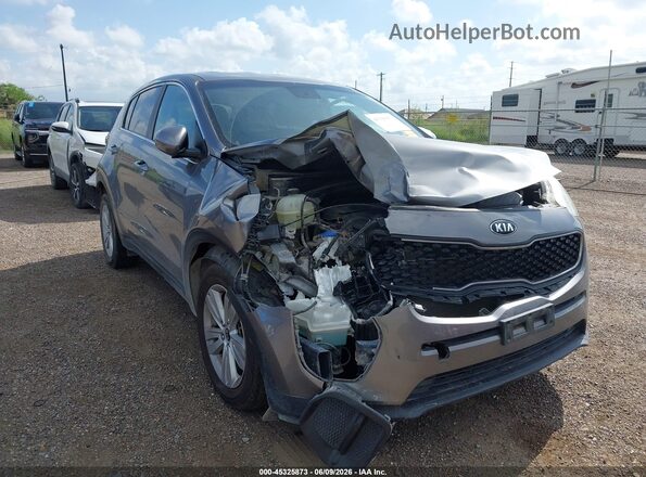 KNDPM3AC9K7561563 2019 KIA SPORTAGE Gray წინა ხედი