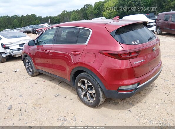 KNDPM3AC9M7857508 2021 KIA SPORTAGE Red უკანა მარცხენა
