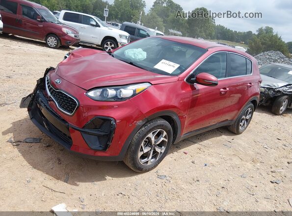 KNDPM3AC9M7857508 2021 KIA SPORTAGE Red წინა მარცხენა ხედი სამი მეოთხედიდან