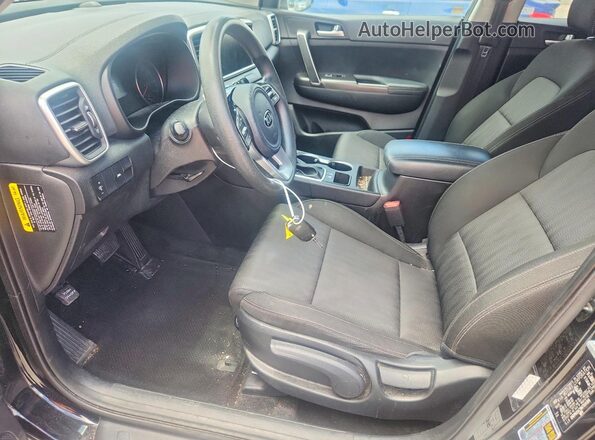 KNDPM3AC9M7934300 2021 KIA SPORTAGE Black Vista interior delantera