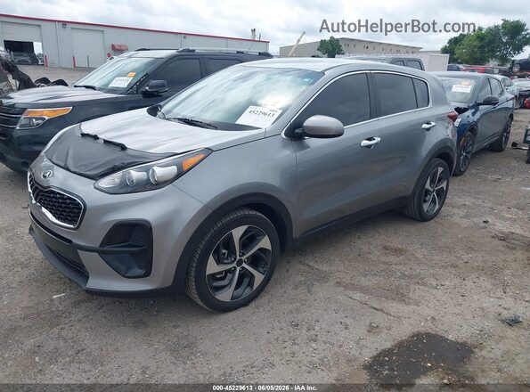 KNDPM3AC9N7015656 2022 KIA SPORTAGE Gray Առջևի ձախ երեք քառորդ տեսարան