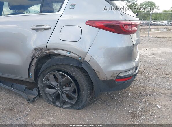 KNDPM3AC9N7972076 2022 KIA SPORTAGE Silver Front view