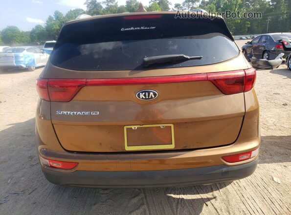 KNDPM3ACXH7156935 2017 KIA SPORTAGE Brown Rear view