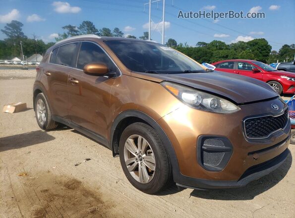 KNDPM3ACXH7156935 2017 KIA SPORTAGE Brown Front right