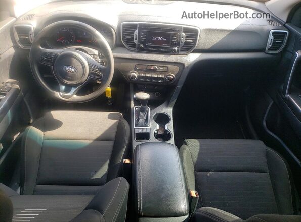KNDPM3ACXH7156935 2017 KIA SPORTAGE Brown Dashboard view