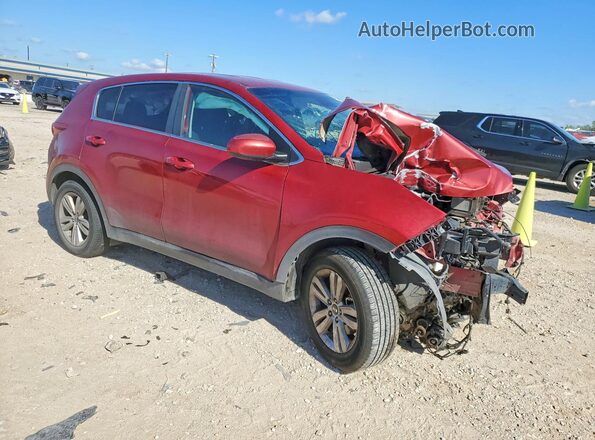 KNDPM3ACXJ7346238 2018 KIA SPORTAGE Красный Передняя правая четверть