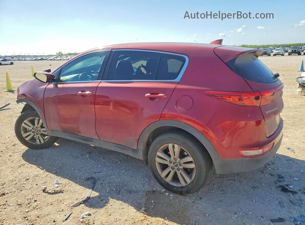 KNDPM3ACXJ7346238 2018 KIA SPORTAGE Красный Задняя левая четверть