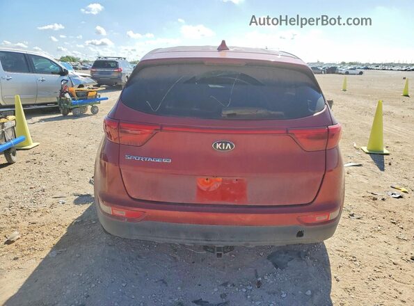 KNDPM3ACXJ7346238 2018 KIA SPORTAGE Красный Вид сзади