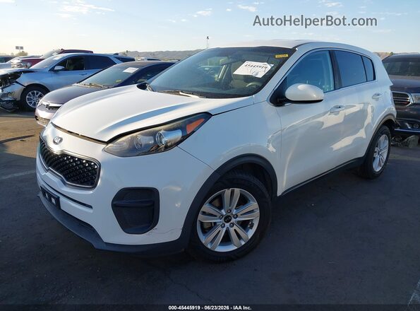 KNDPM3ACXJ7351245 2018 KIA SPORTAGE Белый Передняя левая четверть