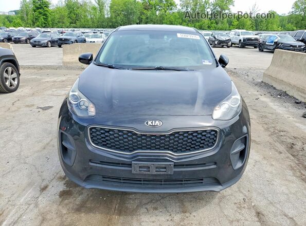 KNDPM3ACXK7589646 2019 KIA SPORTAGE Black Widok z przodu