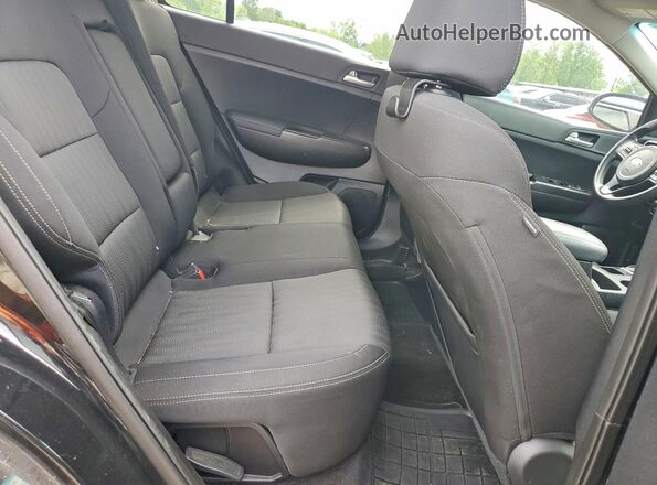 KNDPM3ACXK7589646 2019 KIA SPORTAGE Black Widok wnętrza z tyłu
